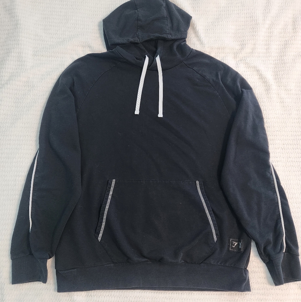 Gymshark Recess Performance Exercise Hoodie Long Sleeve Men’s Large Black